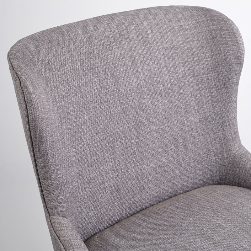 19.25'' H Tufted Linen Upholstered Side Chair