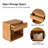 Wallburg Modern 1-Drawer Solid Wood End Table Fully Assembled and Built-In Outlet(Set of 2)-433887347