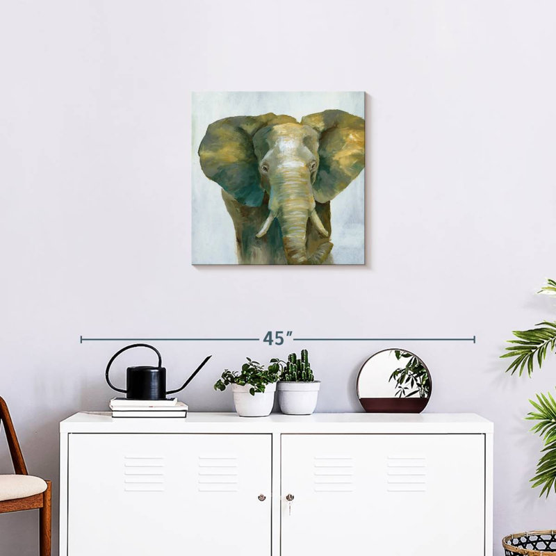 Crowle Jade Elephant, 20" H x 20" W