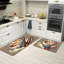 Ensemble de 2 tapis de cuisine Vintage