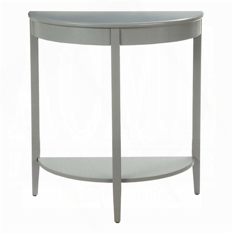 Justino Gray Finish Console Table