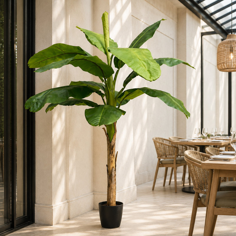 240cm Faux Tree in Pot Liner