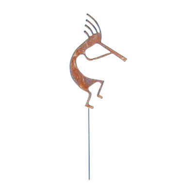 Propelling  - Rusted Garden Stake