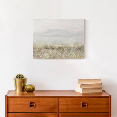Paysage abstrait sur toile