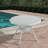 Round Outdoor Dining Table Umbrella Hole , 39.37 " W 40 " D-1782806445
