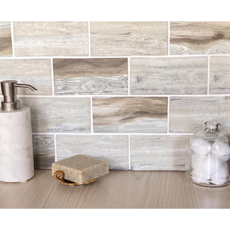 Aloha 2.75 in. x 5.7 in. Matte Tile, Wood