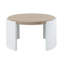 Table basse carrée avec finition ultrabrillante et tiroir simple, d'une largeur de 33 pouces, pour le salon
