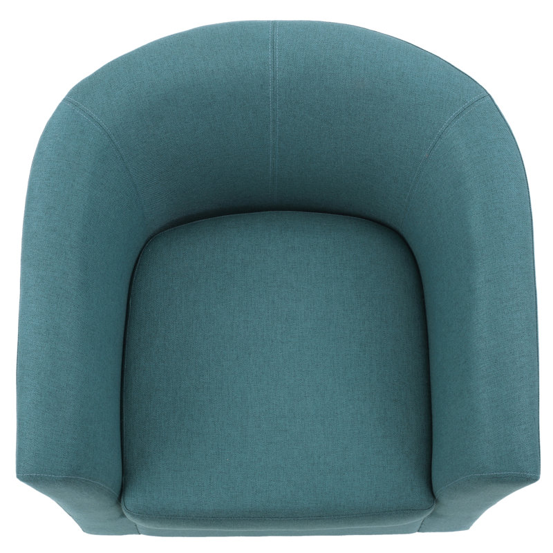 Chaise d'appoint, fauteuil simple rembourré pour l'intérieur, Sarcelle