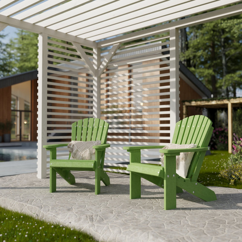 Heritage Child’s Adirondack Chair, Lime Green