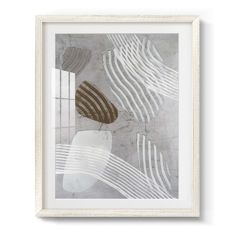 Creek Creek I - impression encadrée, H 19,5 po x l 16,5 po, Blanc