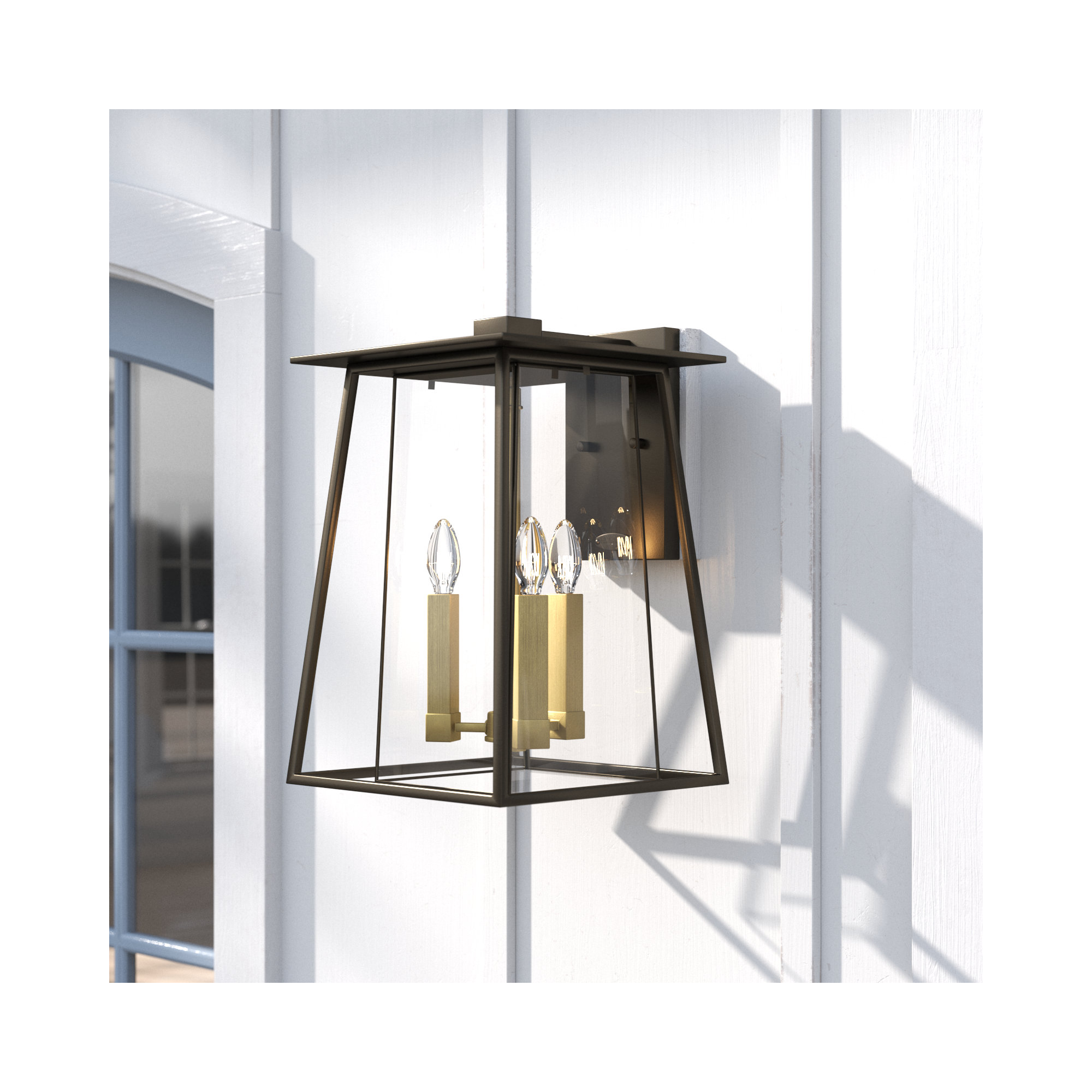 3 Light Bell Outdoor Wall Light