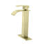 Robinet de salle de bain à cascade, robinet de meuble-lavabo à poignée simple