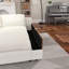 Canapé modulaire en L avec coussins de dossier amovibles-2113558376