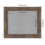Tableau magnétique encadré en bois dur moka-101799055