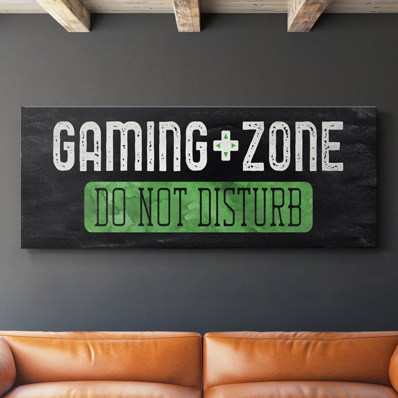Zone de jeu - Toile tendue avec châssis - Prêt à accrocher, H 16 po x l 40 po