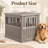 Pet Crate with Lockable Gate