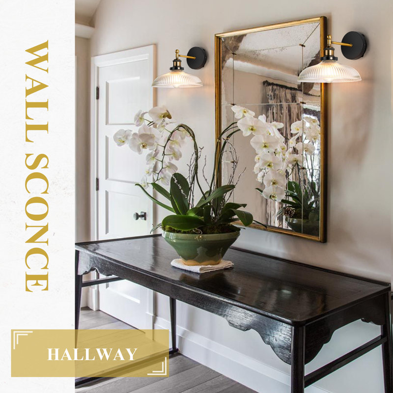 2 Light Dimmable Wall Sconces