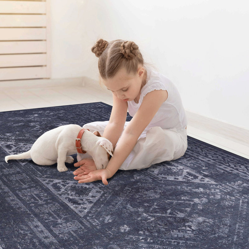 Area Rug, Machine Washable, Non-slip, Non-shedding - Create A Comfortable Space In Bedroom, Living Room, Kitchen, Dining Room Low-pile Decorate Your