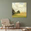 "Paysage surplombant un champ" par Carl Holsøe - Art mural sur toile tendue avec châssis-1440302534