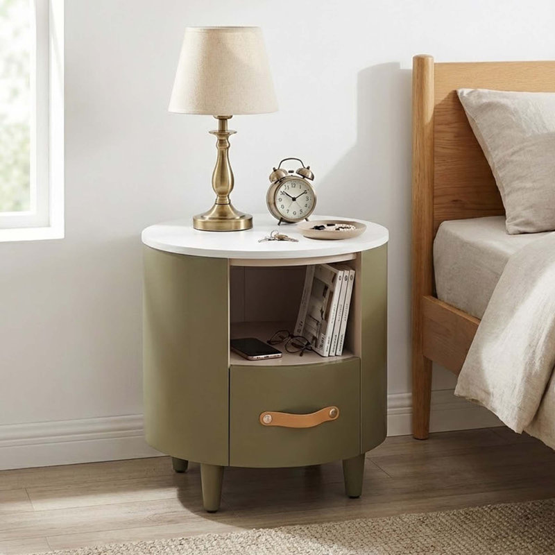 Table de chevet Minimalist, Vert