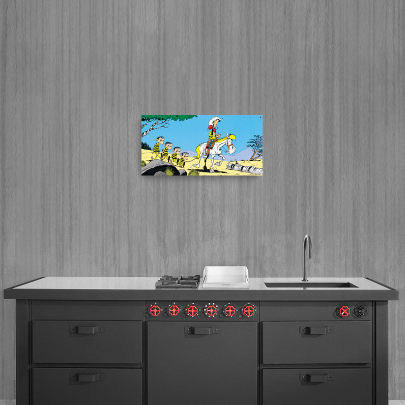 Achde - No Frame Print on Wood, 50cm H x 100cm W x 1.8cm D