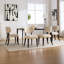 Ensemble de 2 chaises de salle à manger, chaises de cuisine rembourrées en tissu moderne, chaise de ferme | Idée de cadeau