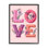 «Pink Love», typographie «Bold Floral», lettres «Spring Flowers» par Richelle Lynn Garn - impression