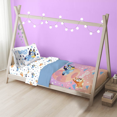 Bluey Sister Sleepytime Toddler Bed Set