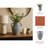 Kenith Handcrafted Amphora Table Vase-119437048-119437049