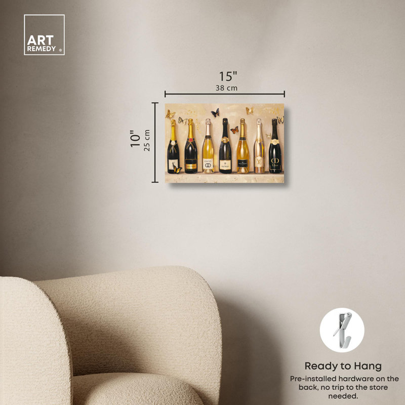 Art Remedy, toile d'art Barcart, H 10 po x l 15 po, Toile tendue