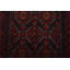 Tapis de style tribal noué à la main bleu Baloch