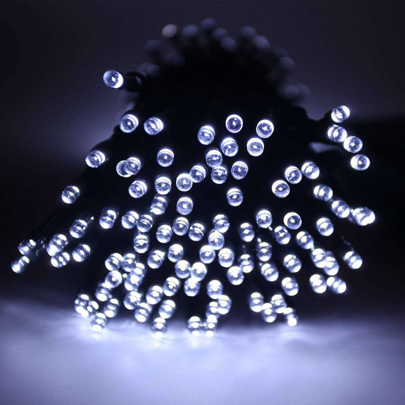 Jaada Outdoor 200 - Bulb 866'' Solar Powered LED Mini String Light, White