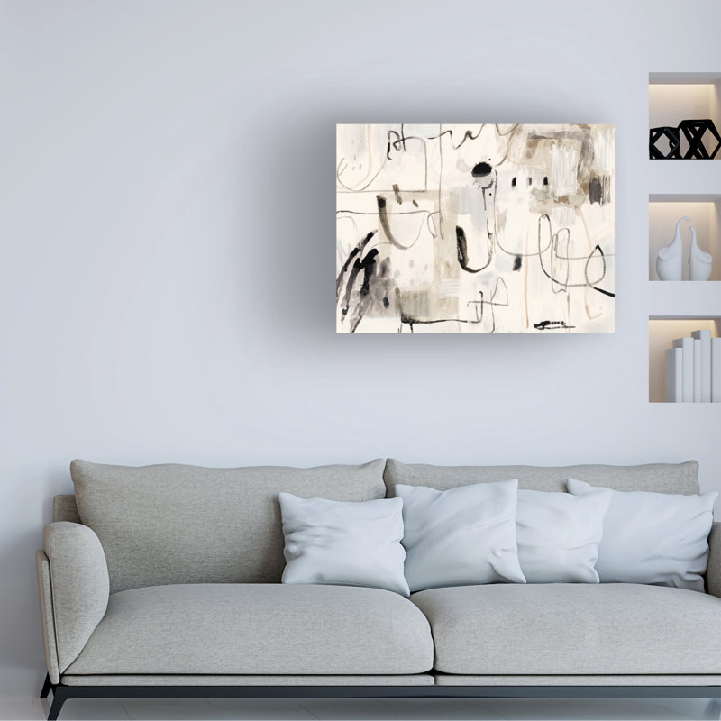 Victoria Barnes Abstract Neutral Tones Canvas Art
