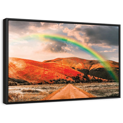 Impression sur toile Rainbow Country Road