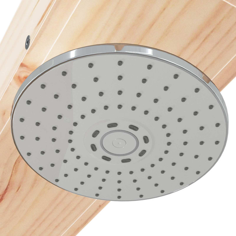 Outdoor Shower and Footwash Spout, Light Oak