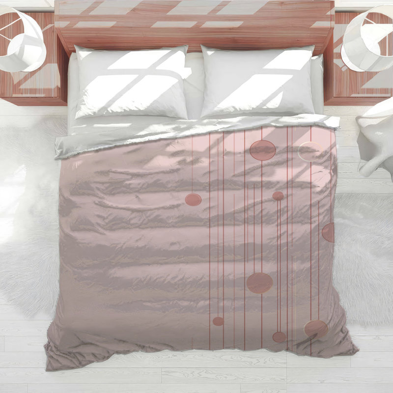 Abstract Bedding Art Comforter Minimalist, Twin