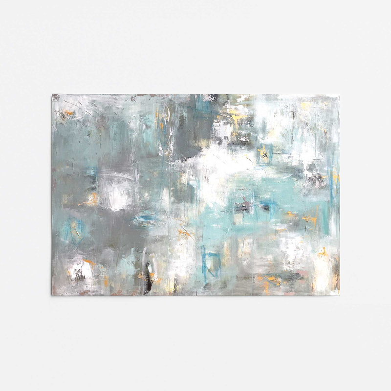 Turquoise Memories, impression roulée, H 11 po x l 14 po