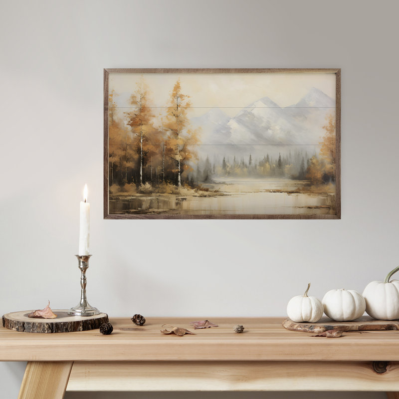Fall Lake I par Petals Prints Design, H 10 po x l 16 po