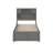 Brevyn Solid Wood Bookcase Storage Platform Bed with Footboard & Roll Out Trundle-213563537-138842632