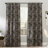 Pedra Paisley Embroidery 100% Blackout Back Tab Curtain Panel-90572949-90572961