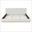 Elegant Upholstered Bed With Solid Wood Frame