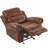 Faulks Manual Glider Recliner with Nailhead Trim-1787882341