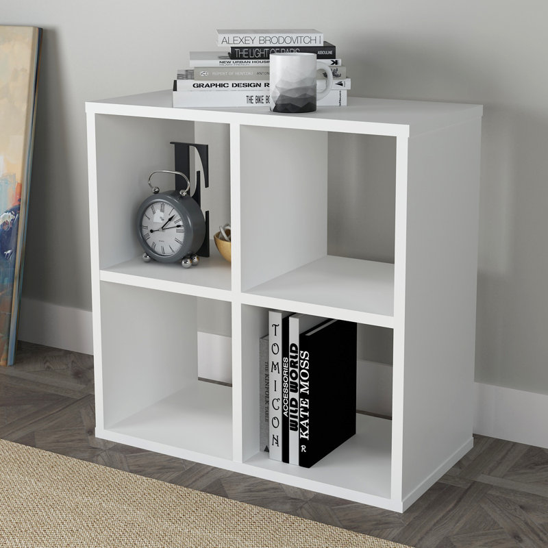 Bibliothèque à cubes H 24 po x l 24 po Gredel, Blanc