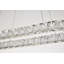 Dahlin - Luminaire suspendu rond DEL - Finition nickel poli - Cristal K9-330406568