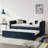 3 Drawers Upholstered Daybed With Trundle-119712213
