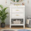 Meuble-lavabo 24 po avec lavabo supérieur, meuble-lavabo moderne avec 2 tiroirs et meuble-lavabo simple