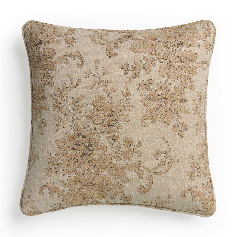 April Pillow-Fallingbrook Cafe, Fallingbrook Natural Damask, Square 20"