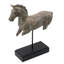 Statue de cheval antique sur pied