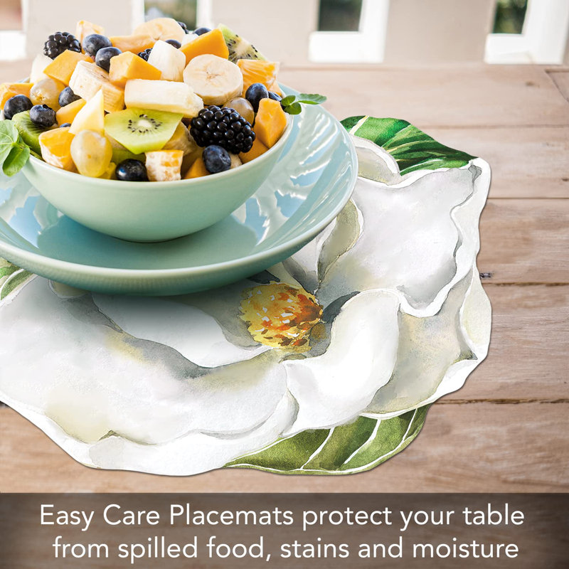 No Pattern Round Placemat