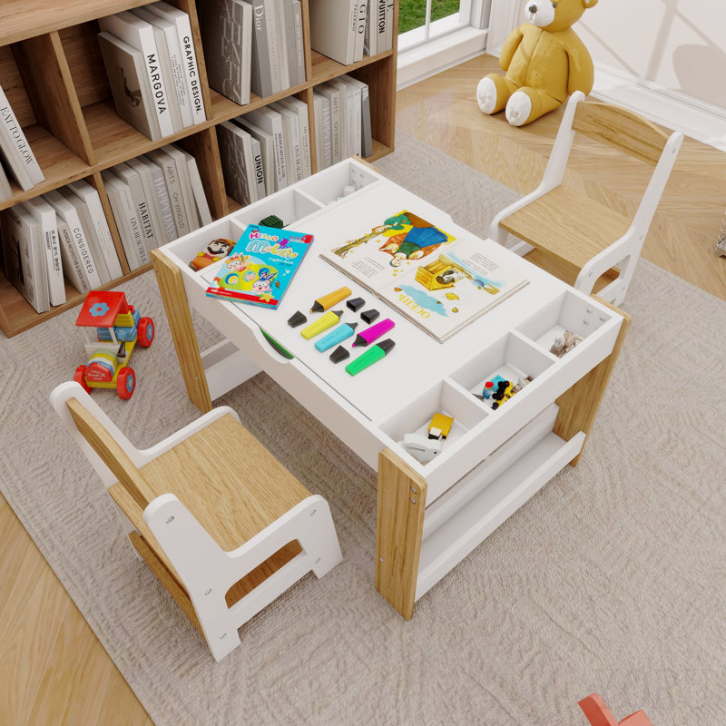 Xiaojing 31.69'' L Game Table with Chairs
